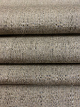 Load image into Gallery viewer, Sunbrella Linen Stone 8319-0000 Taupe Black MCM Mid Century Modern Tweed Water &amp; Stain Resistant Upholstery Fabric WHS 4341
