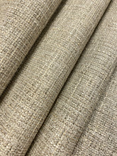 Load image into Gallery viewer, Designer Water &amp; Stain Resistant Grey Beige MCM Mid Century Modern Tweed Upholstery Fabric WHS 4412