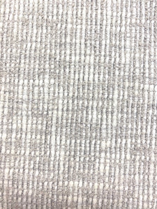 1.25 Yd Designer Cream Taupe MCM Mid Century Modern Chenille Tweed Upholstery Fabric WHS 4253