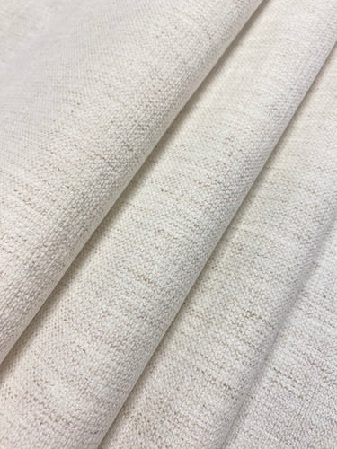 Designer Crypton Cream Taupe MCM Mid Century Modern Water & Stain Resistant Chenille Upholstery Fabric WHS 4372