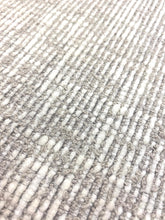 Load image into Gallery viewer, 1.25 Yd Designer Cream Taupe MCM Mid Century Modern Chenille Tweed Upholstery Fabric WHS 4253