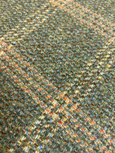 Load image into Gallery viewer, Designer Olive Green Rusty Red Beige Check Plaid Tartan Wool Upholstery Fabric WHS 4421