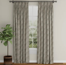Load image into Gallery viewer, Spanish Made Black Grey White Paisley Upholstery Drapery Fabric CF