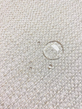 Load image into Gallery viewer, Designer Cream Greige Grey MCM Mid Century Modern Tweed Water &amp; Stain Resistant Upholstery Fabric WHS 4539