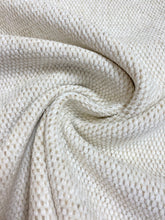 Load image into Gallery viewer, 1.8 Yard of Designer Heavy Duty Beige Cream Nubby Chenille Water &amp; Stain Resistant Upholstery Fabric WHS 4296