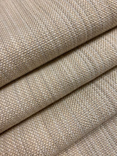 Load image into Gallery viewer, Designer Beige Grey Strie Indoor Outdoor Water &amp; Stain Resistant Upholstery Fabric WHS 4556