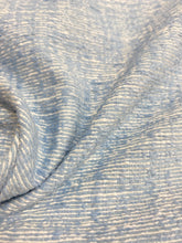 Load image into Gallery viewer, 1.9 Yard Remnant Thibaut Freeport Sky Blue InsideOut Water &amp; Stain Resistant Upholstery Fabric WHS 4496