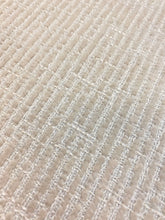Load image into Gallery viewer, 1.5 Yard of Designer Cream Nubby Chenille Indoor Outdoor Water &amp; Stain Resistant Upholstery Fabric WHS 4351