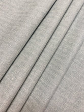 Load image into Gallery viewer, Designer Water &amp; Stain Resistant Seafoam Aqua Blue Linen Viscose Herringbone Upholstery Fabric WHS 4350