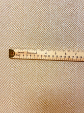 Load image into Gallery viewer, Designer Beige Herringbone Tweed Water &amp; Stain Resistant Upholstery Fabric WHS 4537