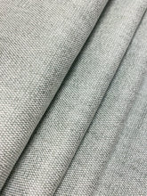 Load image into Gallery viewer, Designer Seafoam Aqua Green MCM Mid Century Modern Chenille Tweed Water &amp; Stain Resistant Upholstery Fabric WHS 4412