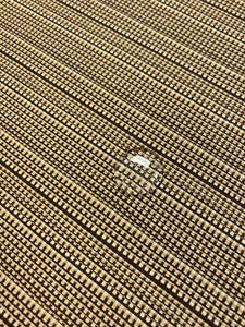 Perennials Brown Indoor Outdoor Water & Stain Resistant Strie Stripe Upholstery Fabric WHS 4304