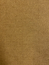 Load image into Gallery viewer, Designer Caramel Brown Diamond Geometric Upholstery Fabric WHS 4331