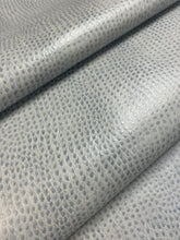 Load image into Gallery viewer, Designer Steel Blue Ostrich Animal Skin Upholstery Vinyl WHS 4479