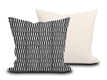 Load image into Gallery viewer, Custom Pillow Cover in Thibaut GoGo Black - One Side