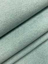 Load image into Gallery viewer, Designer Water &amp; Stain Resistant Seafoam Green Faux Suede Upholstery Fabric WHS 4394