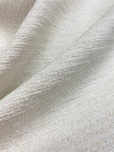 Load image into Gallery viewer, Perennials Indoor Outdoor Water &amp; Stain Resistant Cream Textured MCM Mid Century Modern Chenille Upholstery Fabric WHS 4370
