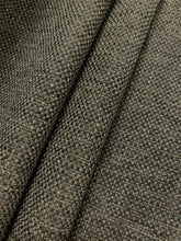 Load image into Gallery viewer, Designer Charcoal Grey Brown Seafoam Tweed MCM Mid Century Modern Water &amp; Stain Resistant Upholstery Fabric WHS 4415