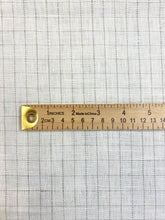 Load image into Gallery viewer, Designer Belgian Linen Taupe Cream Check Upholstery Drapery Fabric WHS 4410