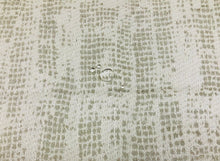 Load image into Gallery viewer, Kelly Wearstler Verse Ivory/Ecru Water &amp; Stain Resistant Heavy Duty Woven Cream Taupe Abstract Upholstery Fabric WHS496