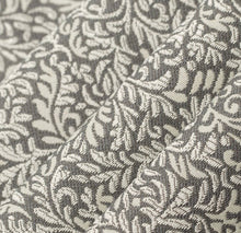 Load image into Gallery viewer, Spanish Made Damask Brocade Grey Silver Upholstery Drapery Fabric CF