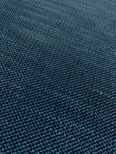 Load image into Gallery viewer, Designer MCM Mid Century Modern Navy Blue Tweed Water &amp; Stain Resistant Upholstery Fabric WHS 4325