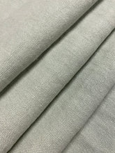 Load image into Gallery viewer, Designer Green Seafoam Cotton Linen Upholstery Drapery Fabric WHS 4257