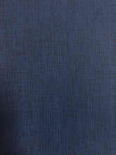 Load image into Gallery viewer, Designer Navy Blue Tweed MCM Mid Century Modern Vegan Faux Leather Upholstery Vinyl WHS 4518