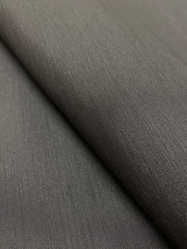 Designer Charcoal Grey Faux Sisal Textured Faux Leather Upholstery Vinyl WHS 4391