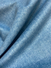Load image into Gallery viewer, Designer French Blue Soft Tweed MCM Mid Century Modern Water &amp; Stain Resistant Chenille Upholstery Fabric WHS 4389