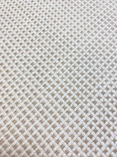 Load image into Gallery viewer, 1 1/3 Yd Groundworks Kelly Wearstler Kumano Weave Ivory Beige Line Upholstery Fabric WHS 4425