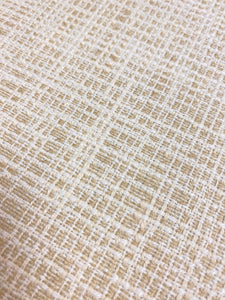 Designer Beige Cream MCM Mid Century Modern Textured Water & Stain Resistant Upholstery Fabric WHS 4542