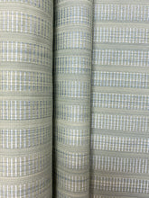 Load image into Gallery viewer, 1.25 Yard Designer Water &amp; Stain Resistant Green Seafoam Stripe Upholstery Fabric WHS 4526