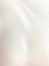 Load image into Gallery viewer, Designer Heavy Duty Glossy White Vegan Faux Leather Upholstery Vinyl WHS 4367