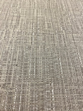 Load image into Gallery viewer, Designer Heavy Duty Brown Taupe MCM Mid Century Modern Tweed Faux Leather Upholstery Vinyl WHS 4398