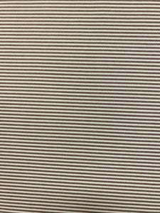 Clarence House Ticking Stripe Beige Brown Indoor Outdoor Water & Stain Resistant Upholstery Fabric WHS 4317