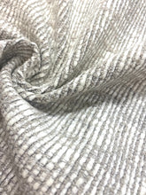 Load image into Gallery viewer, 1.25 Yd Designer Cream Taupe MCM Mid Century Modern Chenille Tweed Upholstery Fabric WHS 4253
