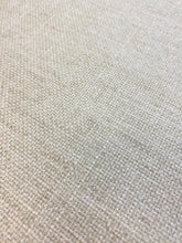 Load image into Gallery viewer, Designer Water &amp; Stain Resistant Beige Cream MCM Mid Century Modern Tweed Upholstery Fabric WHS 4352