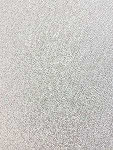 Designer Water & Stain Resistant Cream Boucle Chenille Upholstery Fabric WHS 4403