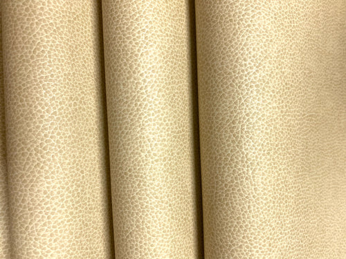 Designer Commercial Beige Vegan Faux Leather Upholstery Vinyl WHS 4458