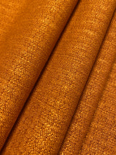 Load image into Gallery viewer, Designer Burnt Orange Tweed Water &amp; Stain Resistant MCM Mid Century Modern Upholstery Fabric WHS 4416