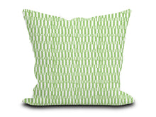 Load image into Gallery viewer, Custom Pillow Cover in Thibaut GoGo Green  - One Side