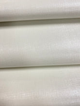 Load image into Gallery viewer, Designer Faux Linen Cream Vegan Faux Leather Upholstery Vinyl / Linen WHS 4383