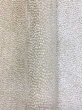 Load image into Gallery viewer, Designer Reversible Animal Pattern Taupe Cream Fawn Chenille Upholstery Fabric STA 4265