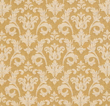 Load image into Gallery viewer, Spanish Made Damask Brocade Mustard Gold Beige Upholstery Drapery Fabric CF