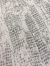 Load image into Gallery viewer, Kelly Wearstler Verse Salt/Pepper Water &amp; Stain Resistant Heavy Duty Woven Cream Taupe Abstract Upholstery Fabric WHS 4275