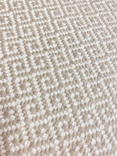 Load image into Gallery viewer, Designer Heavy Duty Cream Beige Fret Greek Key Geometric Upholstery Fabric WHS 4280