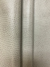 Load image into Gallery viewer, 1.75 Yard Designer Aqua Seafoam Grey Ostrich Animal Skin Pattern Faux Leather Upholstery Vinyl WHS 4521