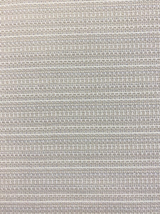 Designer Beige Taupe Woven Stripe Indoor Outdoor Water & Stain Resistant Upholstery Fabric STA 4352