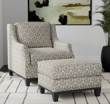 Load image into Gallery viewer, Spanish Made Damask Brocade Grey Silver Upholstery Drapery Fabric CF